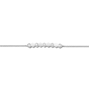 18K WHITE GOLD DIAMOND BRACELET