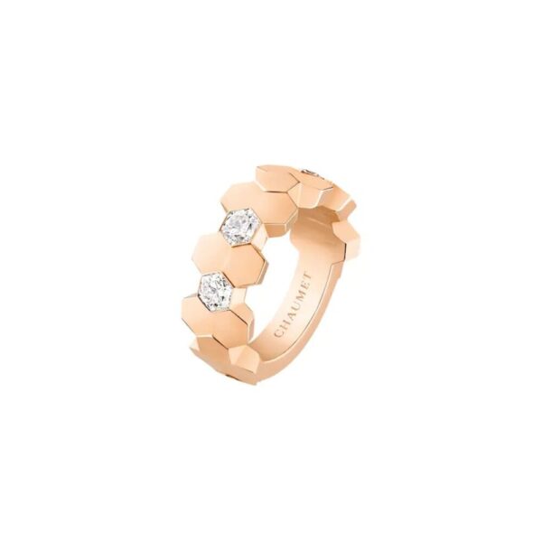 18K ROSE GOLD DIAMOND RING