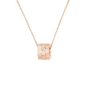 18K ROSE GOLD DIAMOND NECKLACE