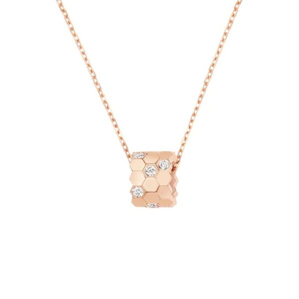 18K ROSE GOLD DIAMOND NECKLACE