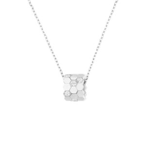 18K WHITE GOLD DIAMOND NECKLACE
