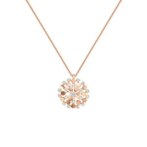 18K ROSE GOLD DIAMOND NECKLACE