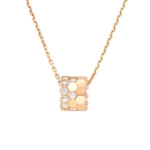 18K ROSE GOLD DIAMOND NECKLACE