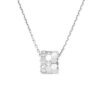 18K WHITE GOLD DIAMOND NECKLACE