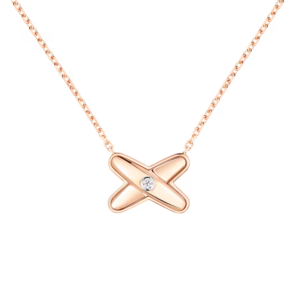 18K ROSE GOLD DIAMOND NECKLACE