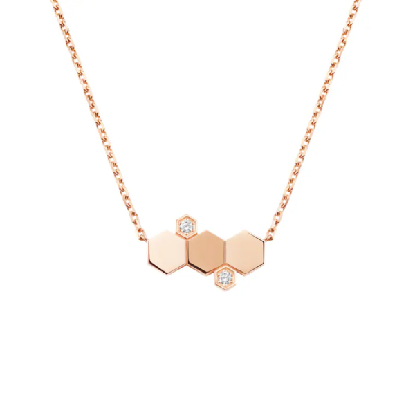 18K ROSE GOLD DIAMOND NECKLACE