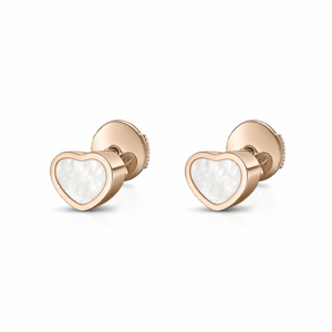 18K ROSE GOLD MOTHER OF PEARL EARRING