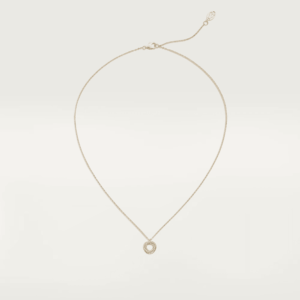 1 18K ROSE, WHITE AND YELLOW GOLD PAVE DIAMOND NECKLACE