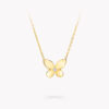 18K YELLOW GOLD DIAMOND NECKLACE
