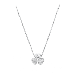 18K WHITE GOLD DIAMOND NECKLACE