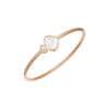 18K ROSE GOLD MOTHER OF PEARL AND DIAMOND BRACELET