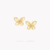 18K YELLOW GOLD DIAMOND EARRING