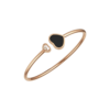 18K ROSE GOLD ONYX AND DIAMOND BRACELET