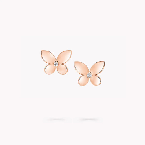 18K ROSE GOLD DIAMOND EARRING