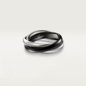 13 18K WHITE GOLD CERAMIC CLASSIC RING