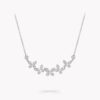 18K WHITE GOLD DIAMOND NECKLACE