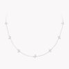 18K WHITE GOLD PAVE DIAMOND NECKLACE