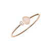 18K ROSE GOLD PINK OPAL AND DIAMOND BRACELET