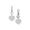 18K WHITE GOLD DIAMOND EARRING