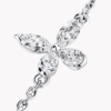18K WHITE GOLD SOLITAIRE DIAMOND NECKLACE