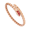 18K ROSE GOLD RUBY BANGLE