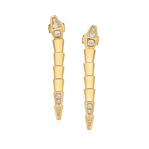 18K YELLOW GOLD DIAMOND EARRING