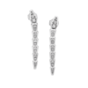 18K WHITE GOLD DIAMOND EARRING