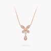 18K ROSE GOLD DIAMOND NECKLACE