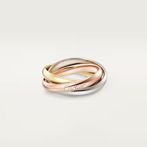 18K ROSE, WHITE AND YELLOW GOLD CLASSIC RING