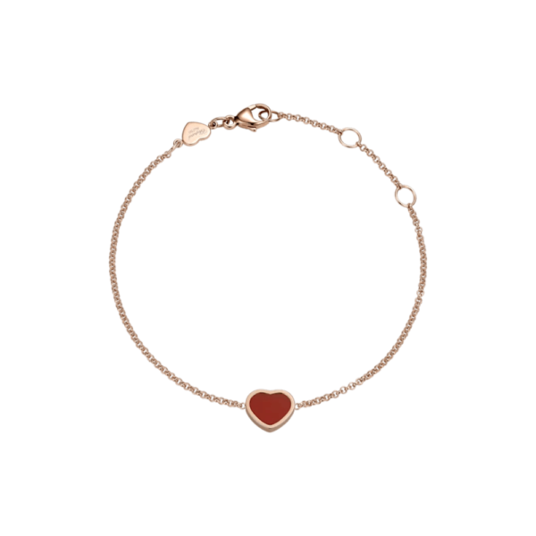 18K ROSE GOLD CARNELIAN BRACELET