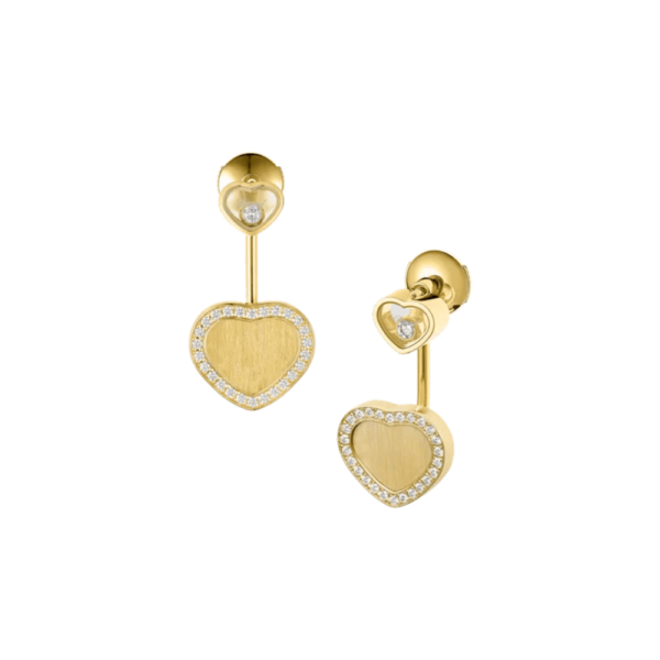 18K YELLOW GOLD DIAMOND EARRING