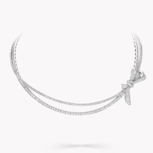 18K WHITE GOLD DIAMOND NECKLACE