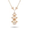 18K ROSE GOLD DIAMOND NECKLACE