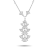 18K WHITE GOLD DIAMOND NECKLACE