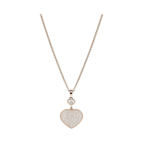 18K ROSE GOLD DIAMOND NECKLACE