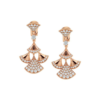 18K ROSE GOLD DIAMOND EARRING