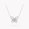 18K WHITE GOLD DIAMOND MEDIUM NECKLACE