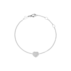 3 18K WHITE GOLD DIAMOND BRACELET
