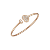 31 18K ROSE GOLD DIAMOND BANGLE