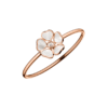 18K ROSE GOLD MOTHER OF PEARL AND DIAMOND BANGLE