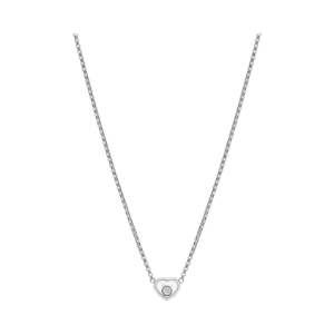 18K WHITE GOLD DIAMOND NECKLACE