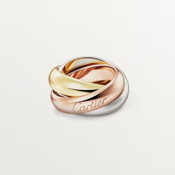 18K ROSE, WHITE AND YELLOW GOLD EXTRA LARGE RING