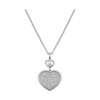 18K WHITE GOLD DIAMOND LARGE NECKLACE