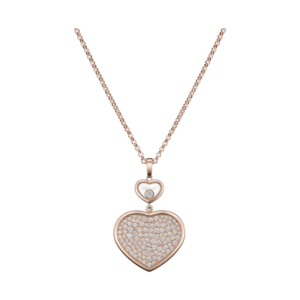 18K ROSE GOLD DIAMOND LARGE NECKLACE