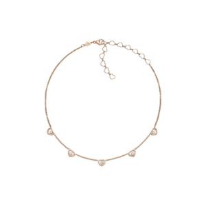 18K ROSE GOLD DIAMOND LARGE NECKLACE