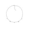 18K WHITE GOLD DIAMOND LARGE NECKLACE