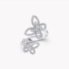18K WHITE GOLD DIAMOND RING