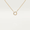 18K ROSE, WHITE AND YELLOW GOLD MINI NECKLACE