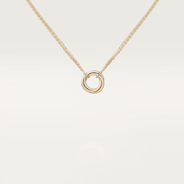 18K ROSE, WHITE AND YELLOW GOLD MINI NECKLACE