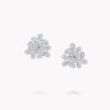18K WHITE GOLD PAVE DIAMOND MINI EARRING